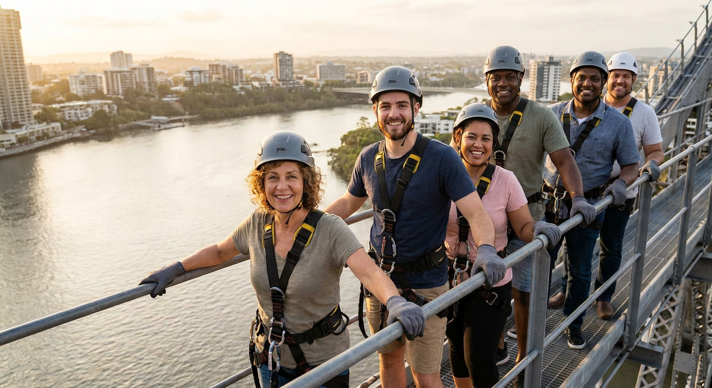 Story Bridge Climb and Dine Team Experience