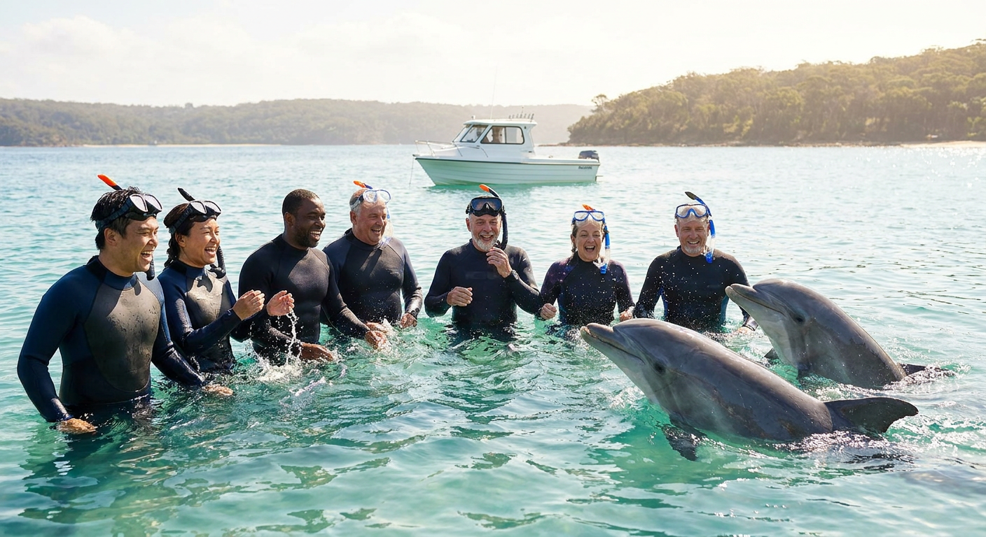 Private Seal and Dolphin Swim Charter
