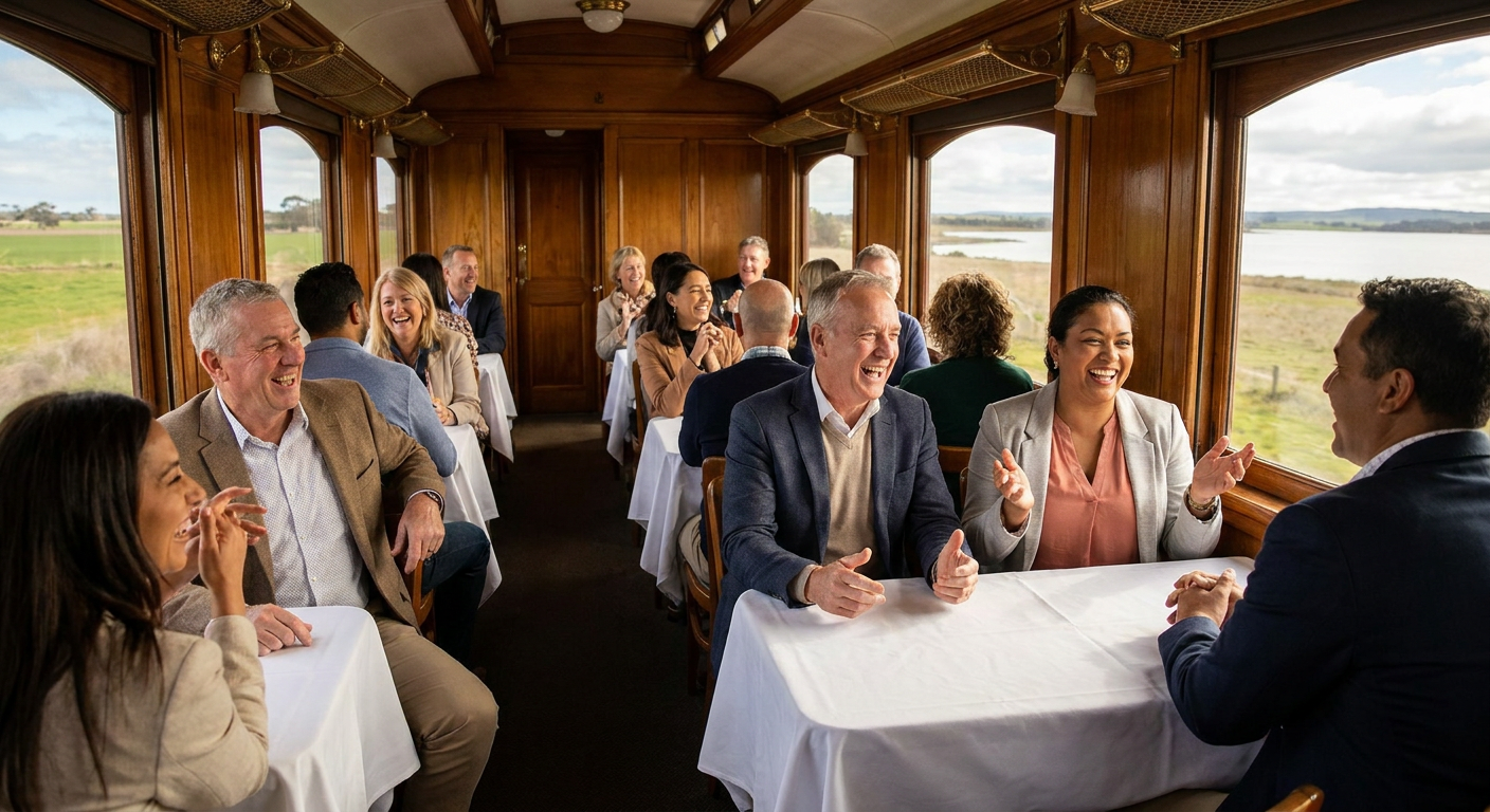 Private Dining Carriage Aboard The Q Train