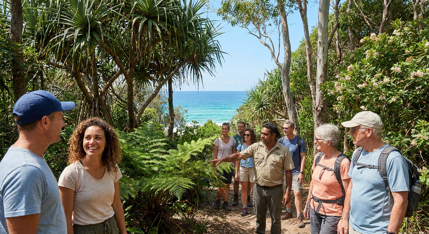 Jellurgal Aboriginal Guided Walk on Burleigh Headland