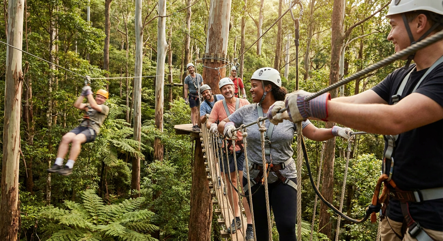 Rainforest High Ropes at Tamborine Mountain
