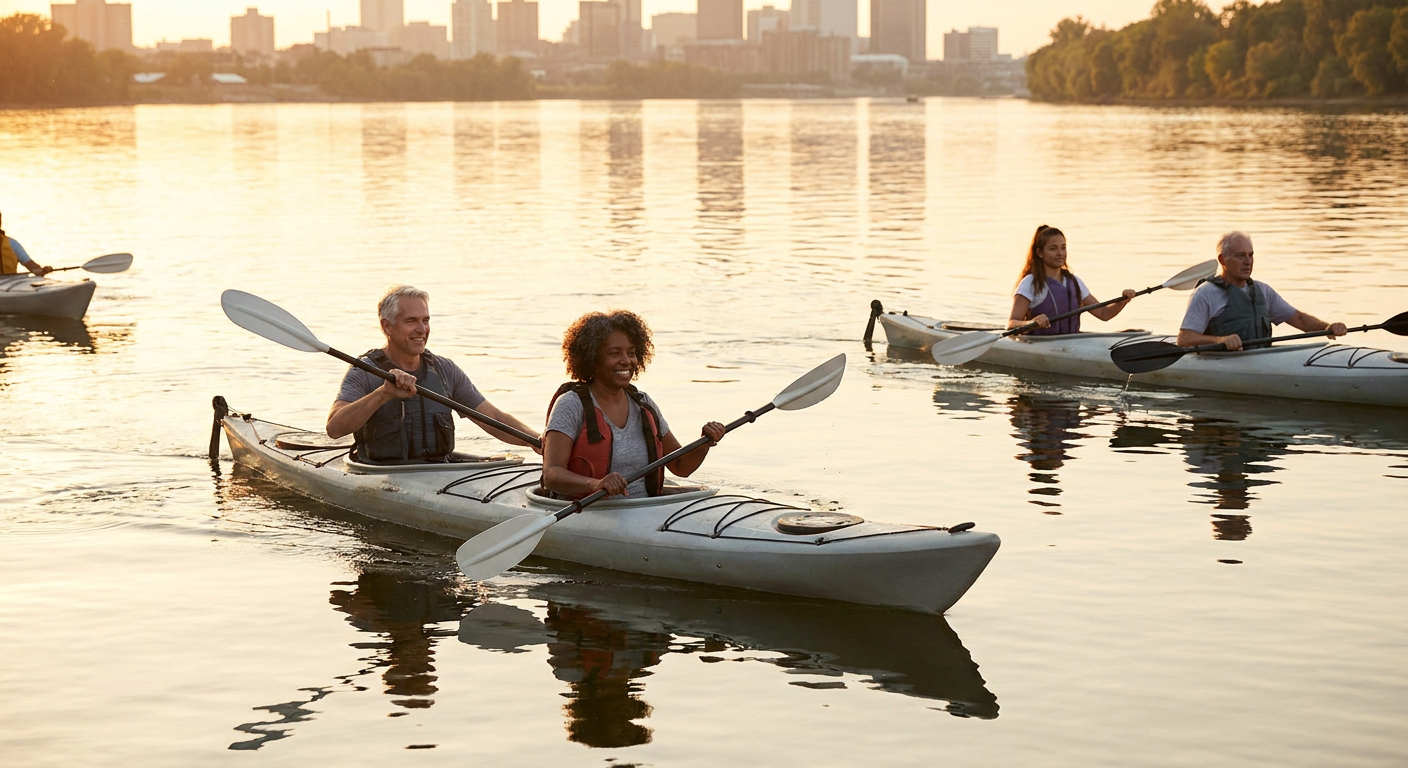 Moonlight Kayak Tour on the Yarra