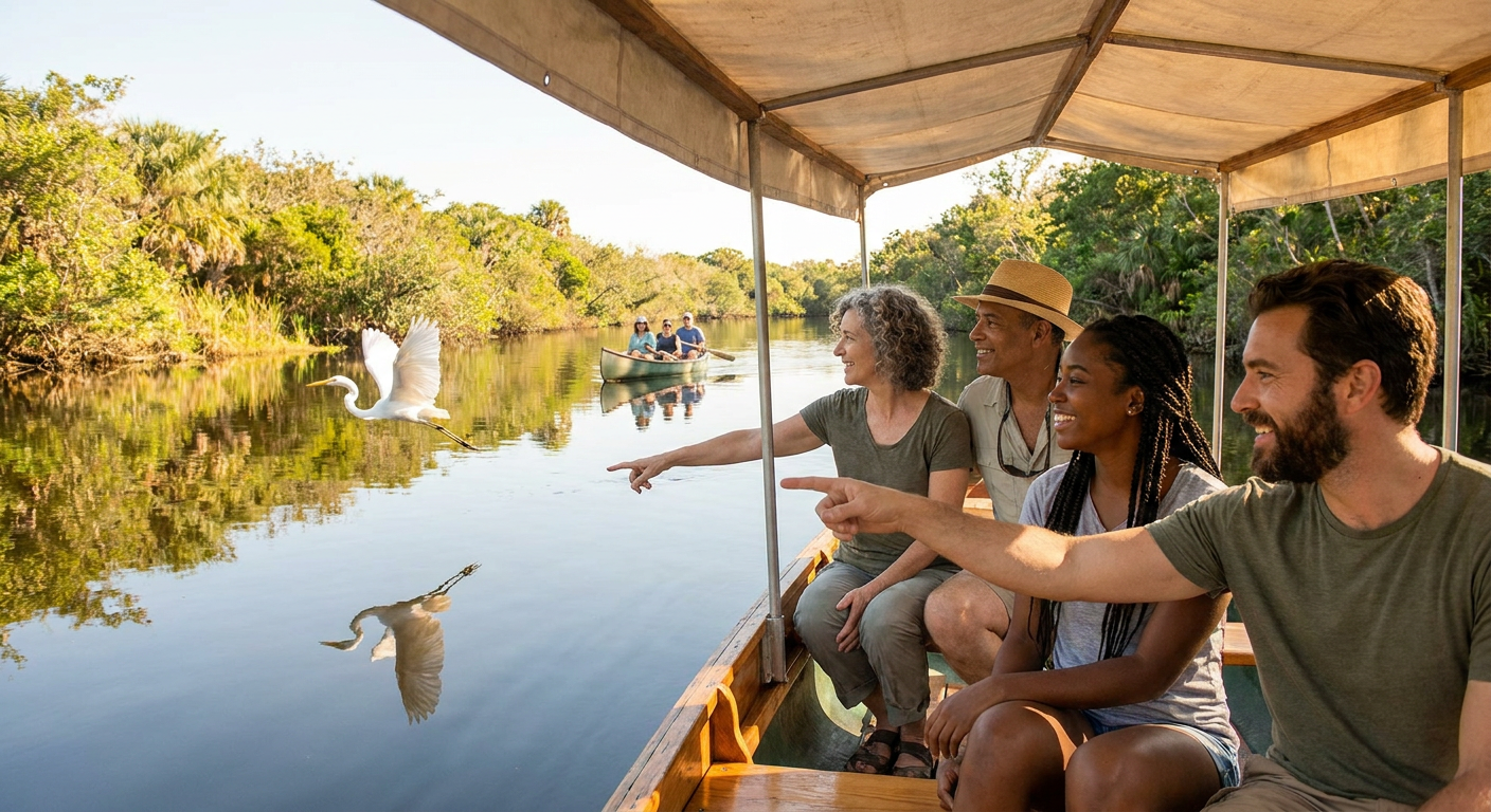 Everglades Explorer Cruise and Optional Canoe Tour
