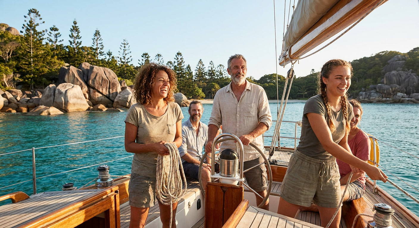 Private Full-Day Magnetic Island Sailing Charter