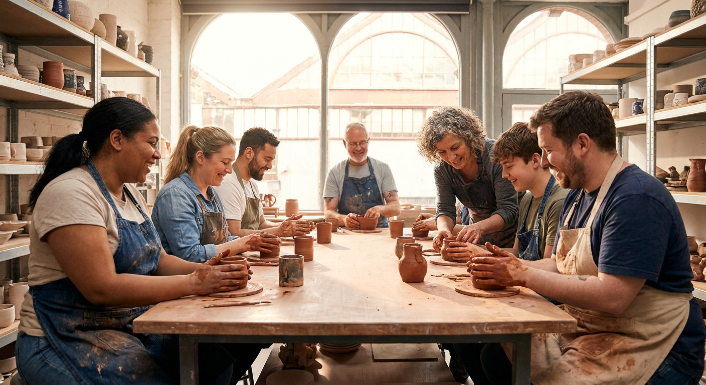 Hands-On Ceramic Modeling Workshop for Teams