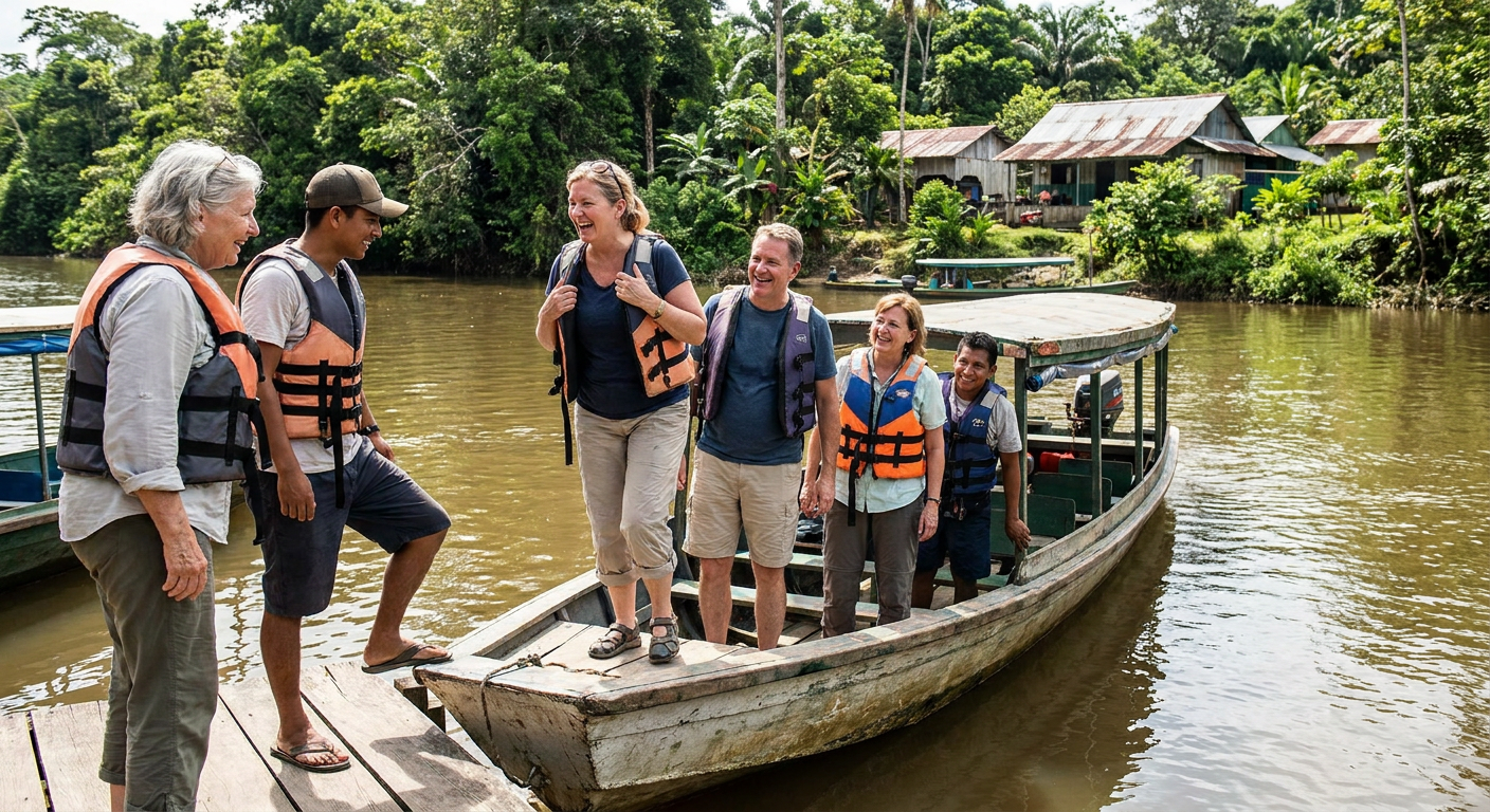 Porvenir Day Trip and Tahuamanu River Boat Ride