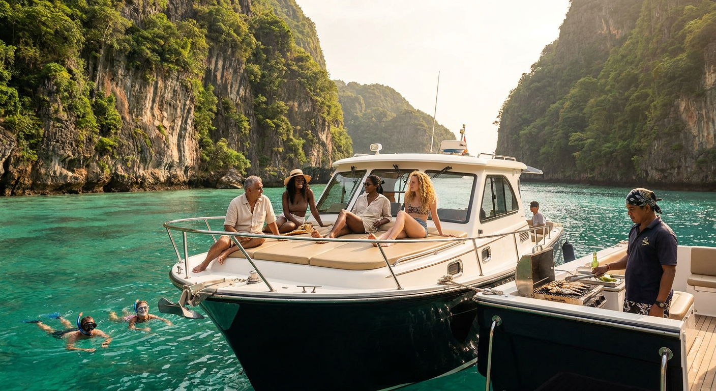 Private Lancha Charter to Sancho Bay With Snorkeling