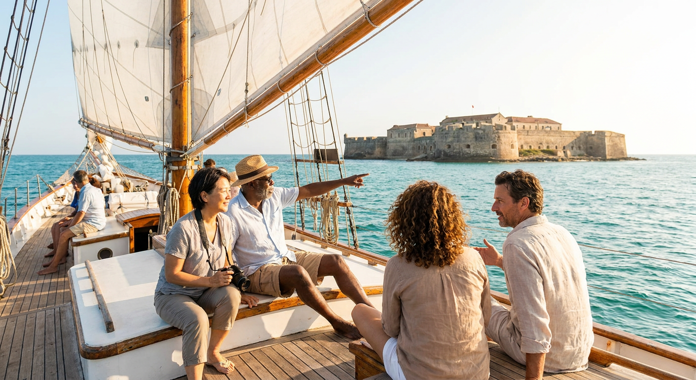 Pirate Schooner Cruise to Anhatomirim Fortress