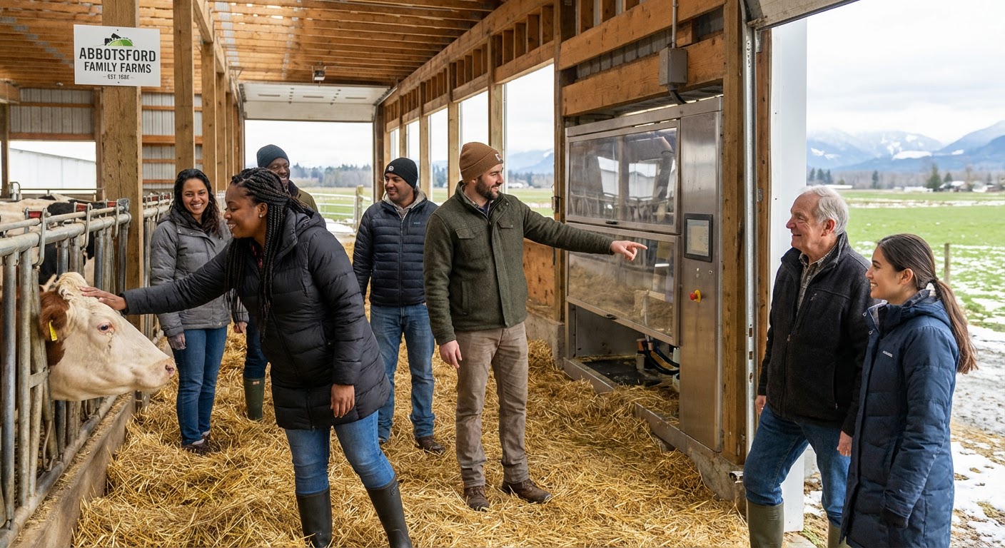 Guided EcoFarm Dairy and Agriculture Tour