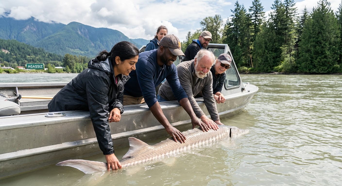 Private Sturgeon Fishing Charter on the Fraser River