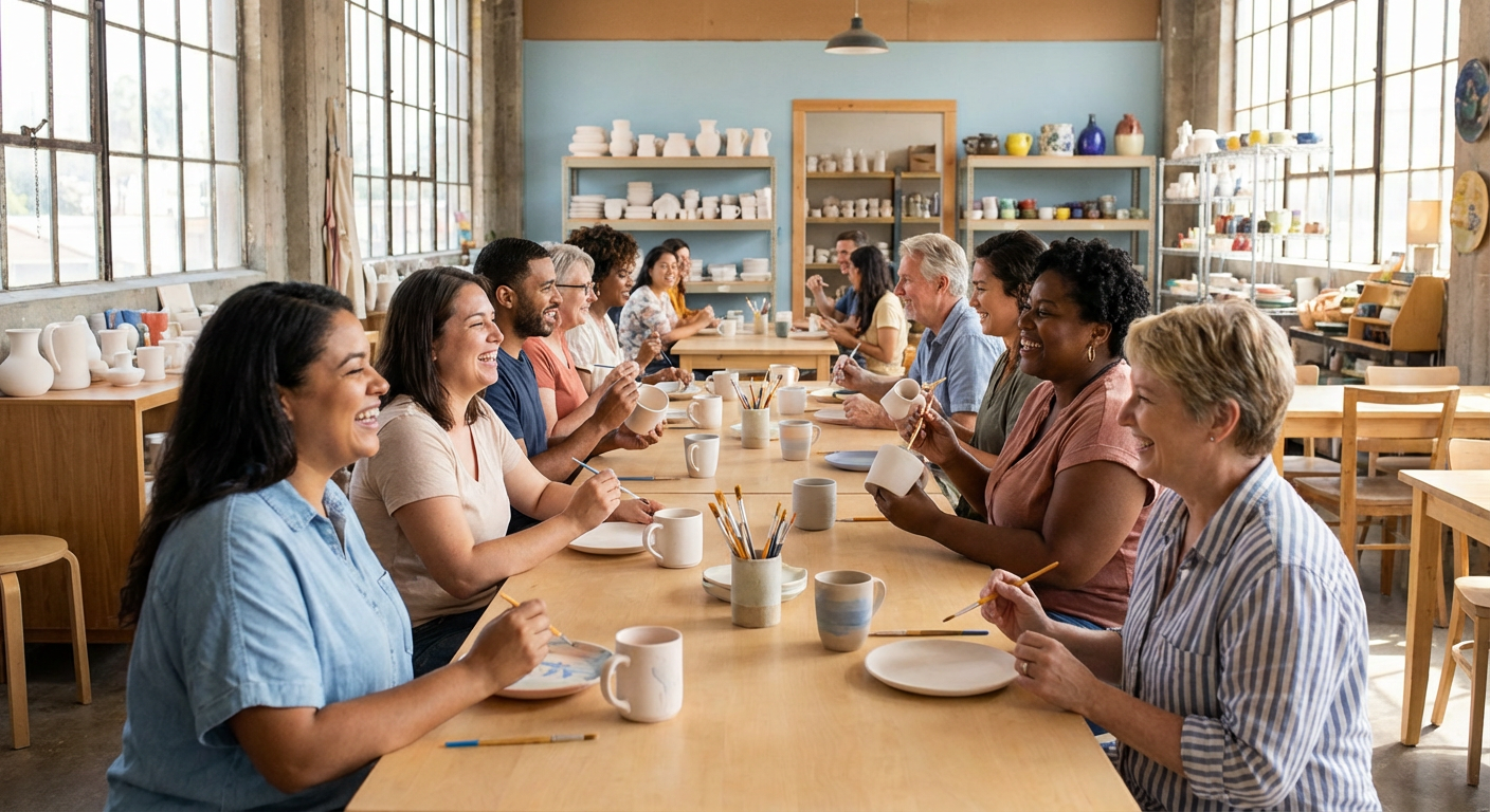 After-Hours Private Pottery Painting Party