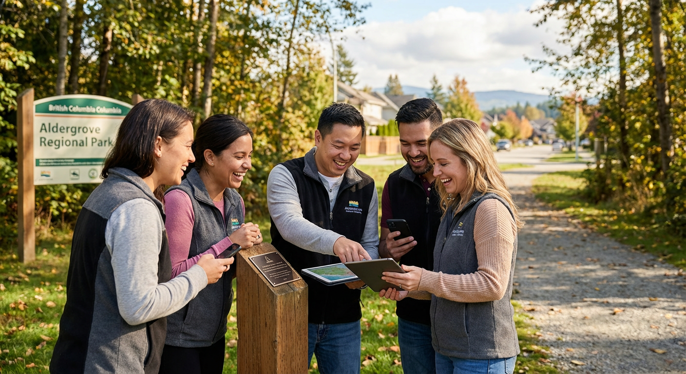 Aldergrove East team building