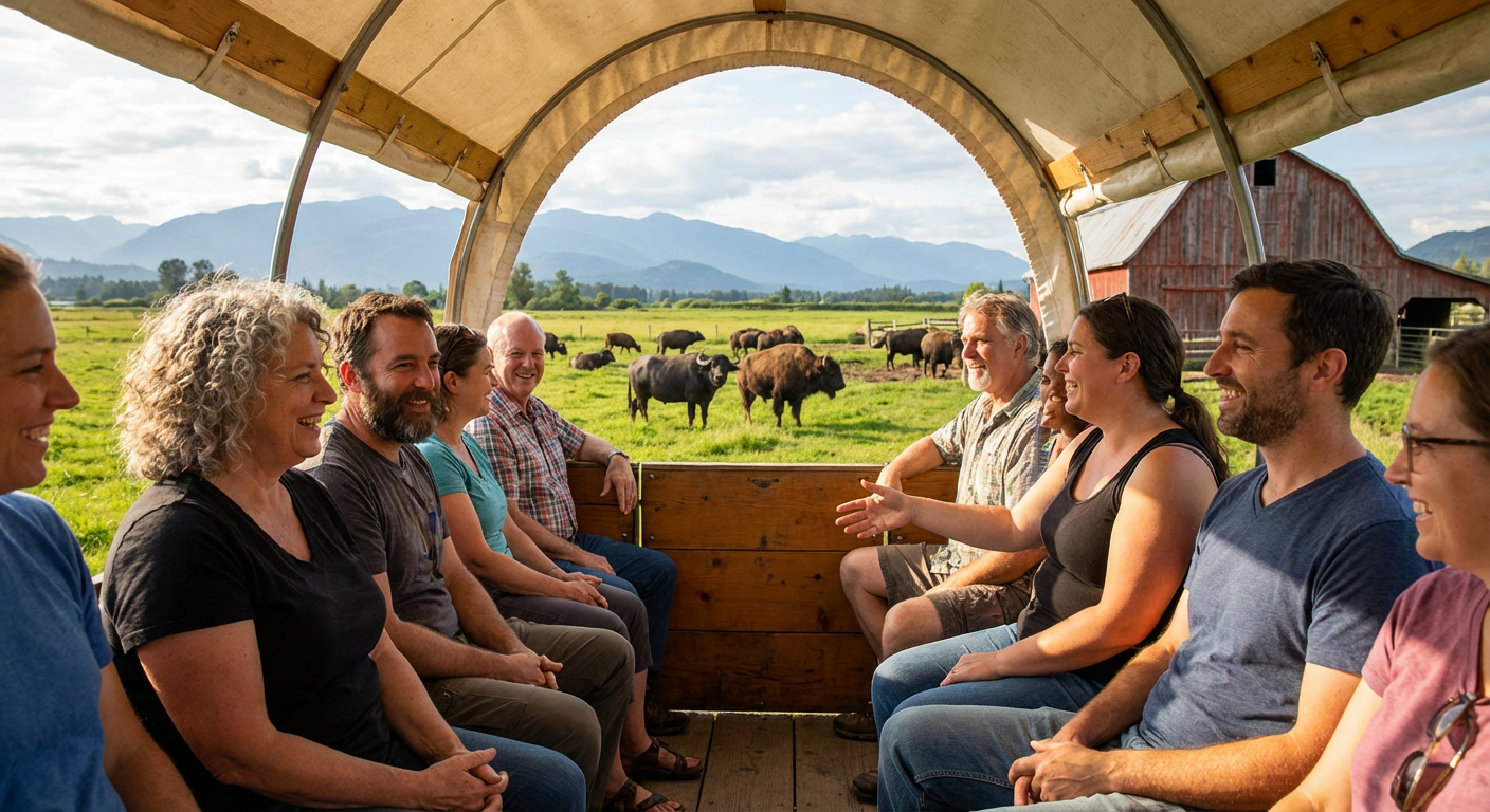 Guided Water Buffalo Farm Tour and BBQ