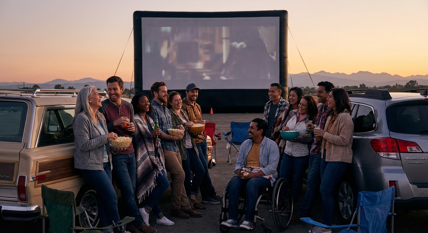 Double‑Feature Carload Movie Night at Enderby’s Starlight Drive‑In
