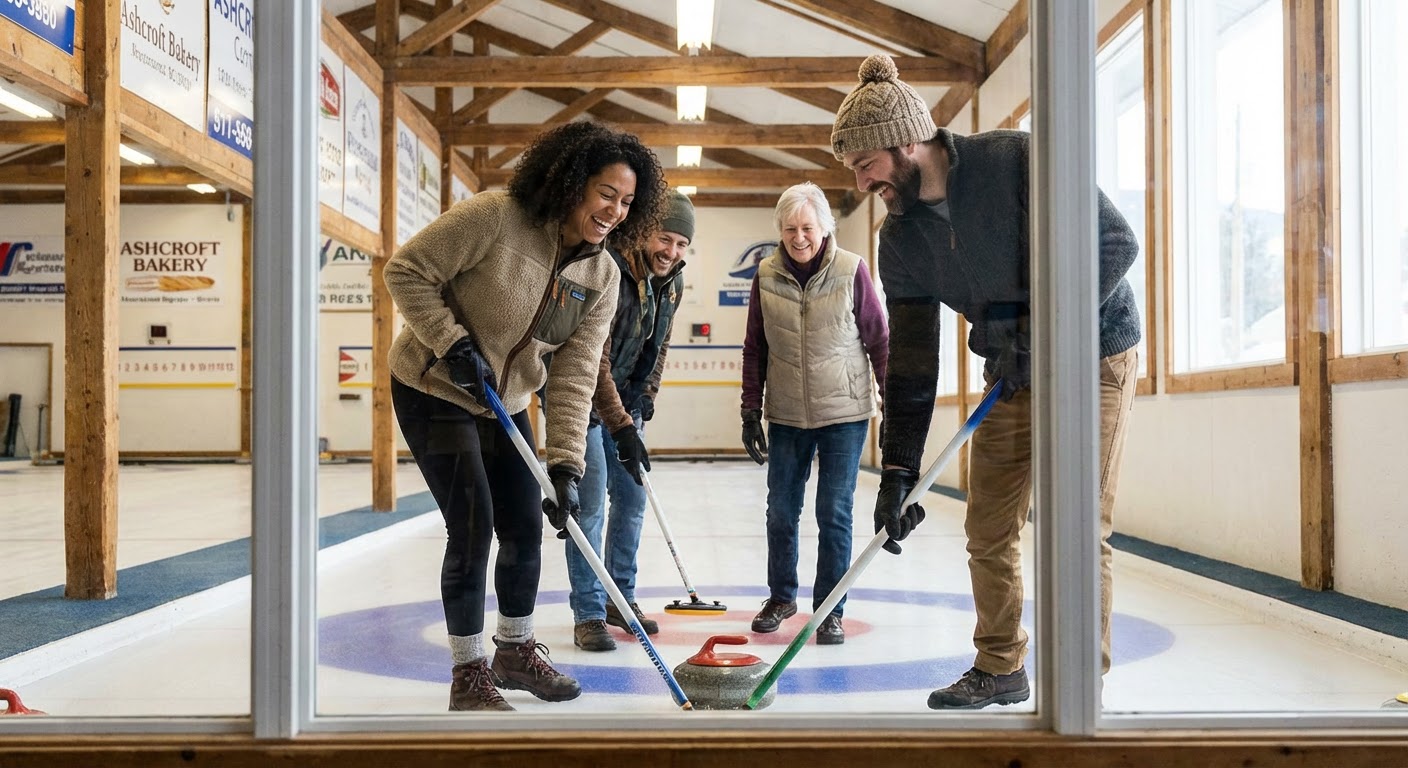 Private Learn-to-Curl at Ashcroft Rink