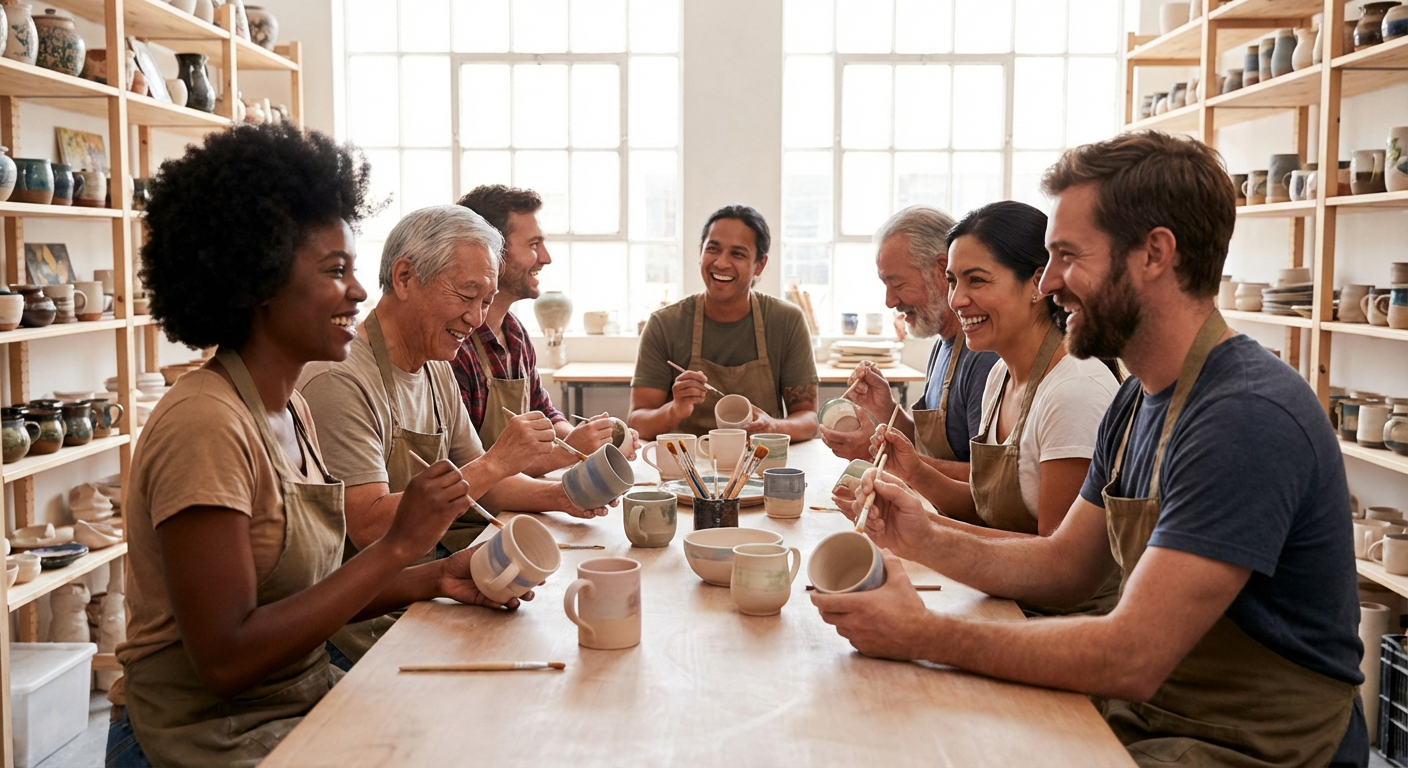 Paint Your Own Pottery Party Workshop