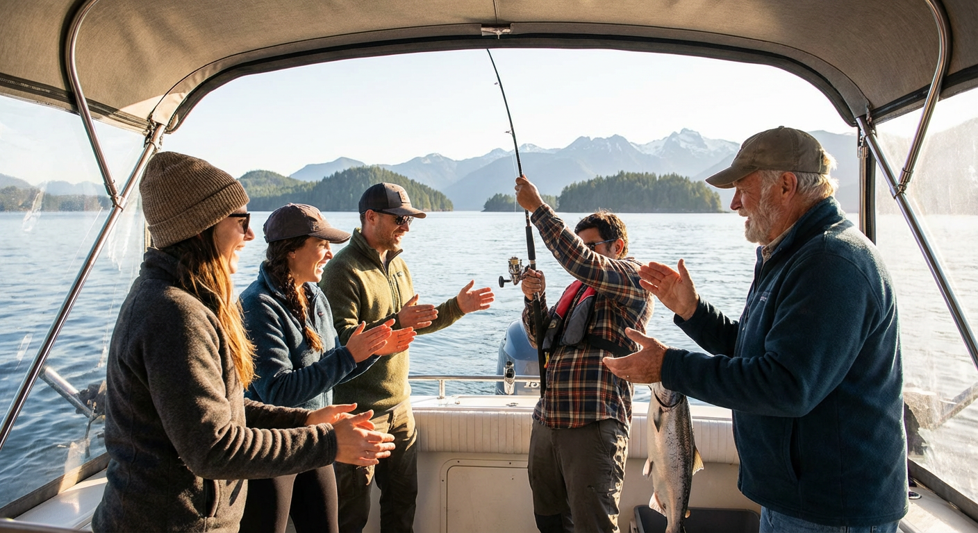 Private Campbell River Salmon Fishing Charter