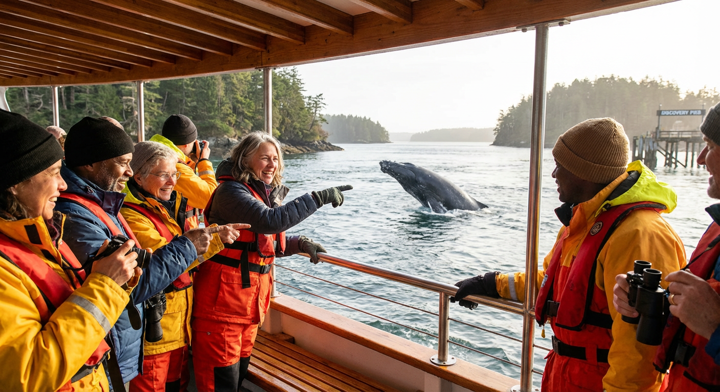 Discovery Passage Whale and Wildlife Boat Tour