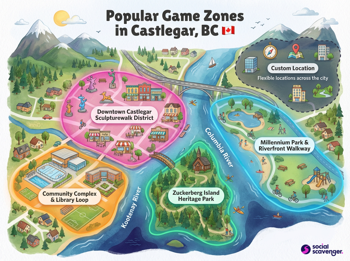 Discover Castlegar's Premier Game Zones