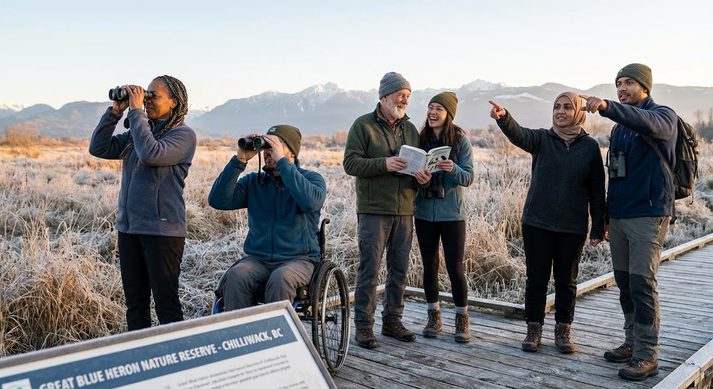 Guided Wetlands Walk at Great Blue Heron Reserve