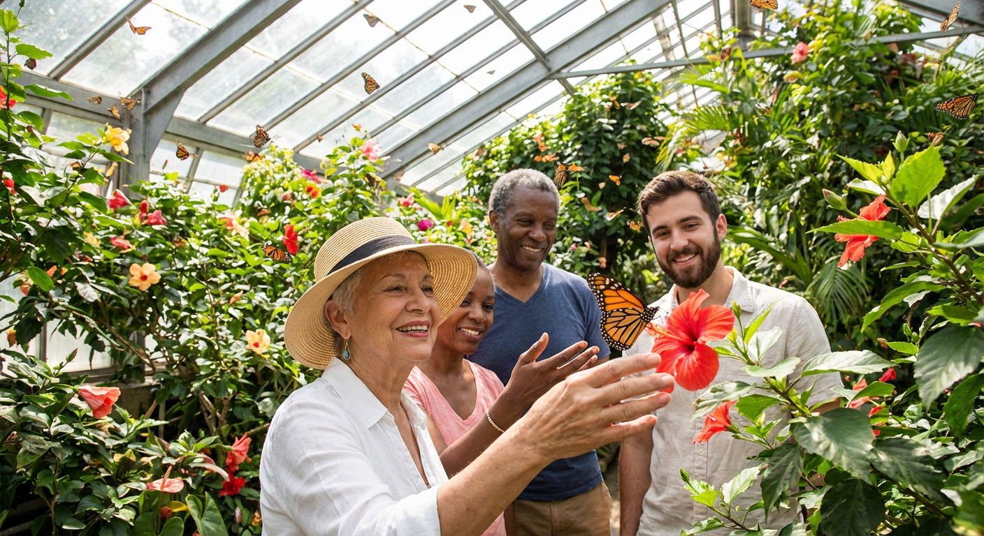 Butterfly Conservatory Group Visit at Coombs