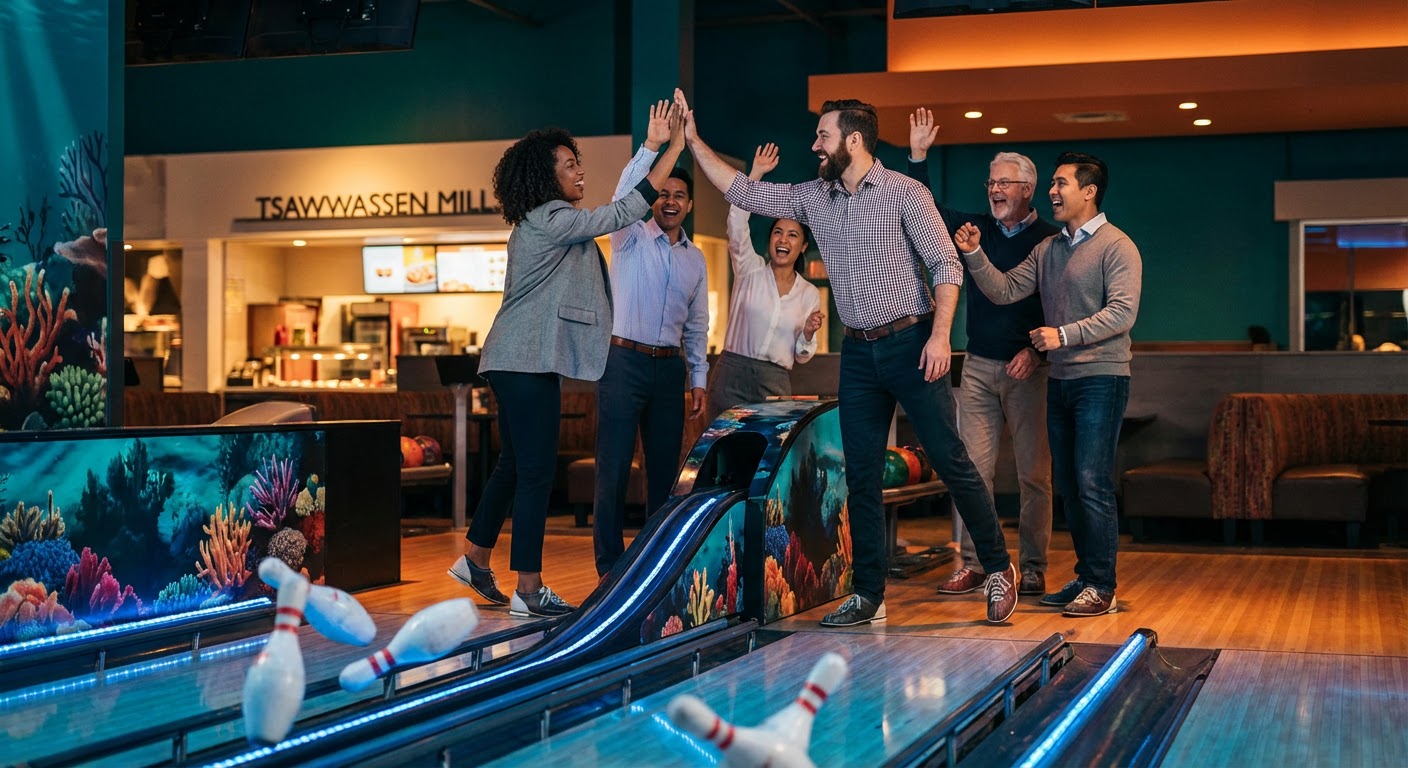 Underwater-Themed Bowling Social at Tsawwassen Mills