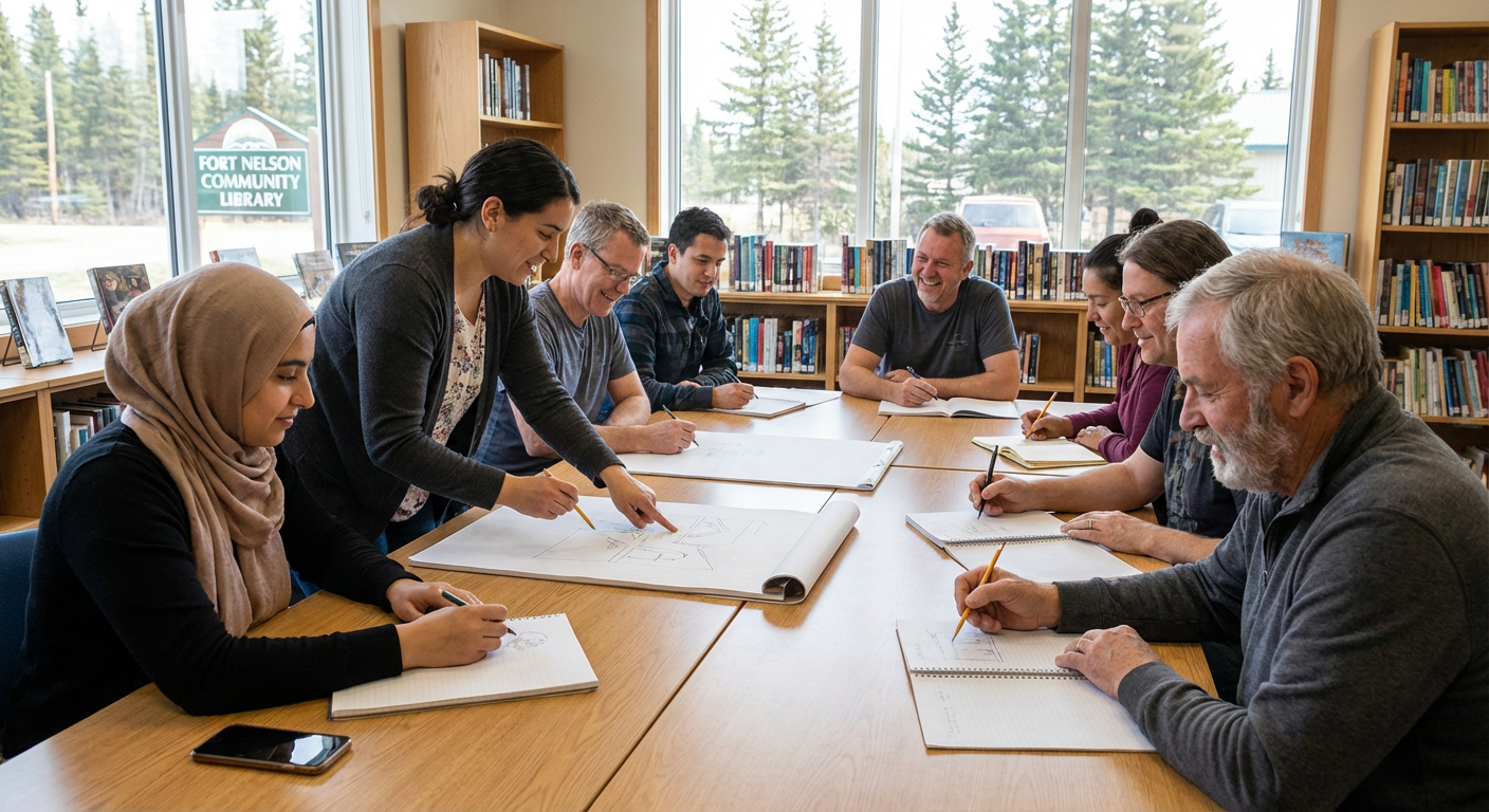 Creative Offsite Workshop in the Library Meeting Room