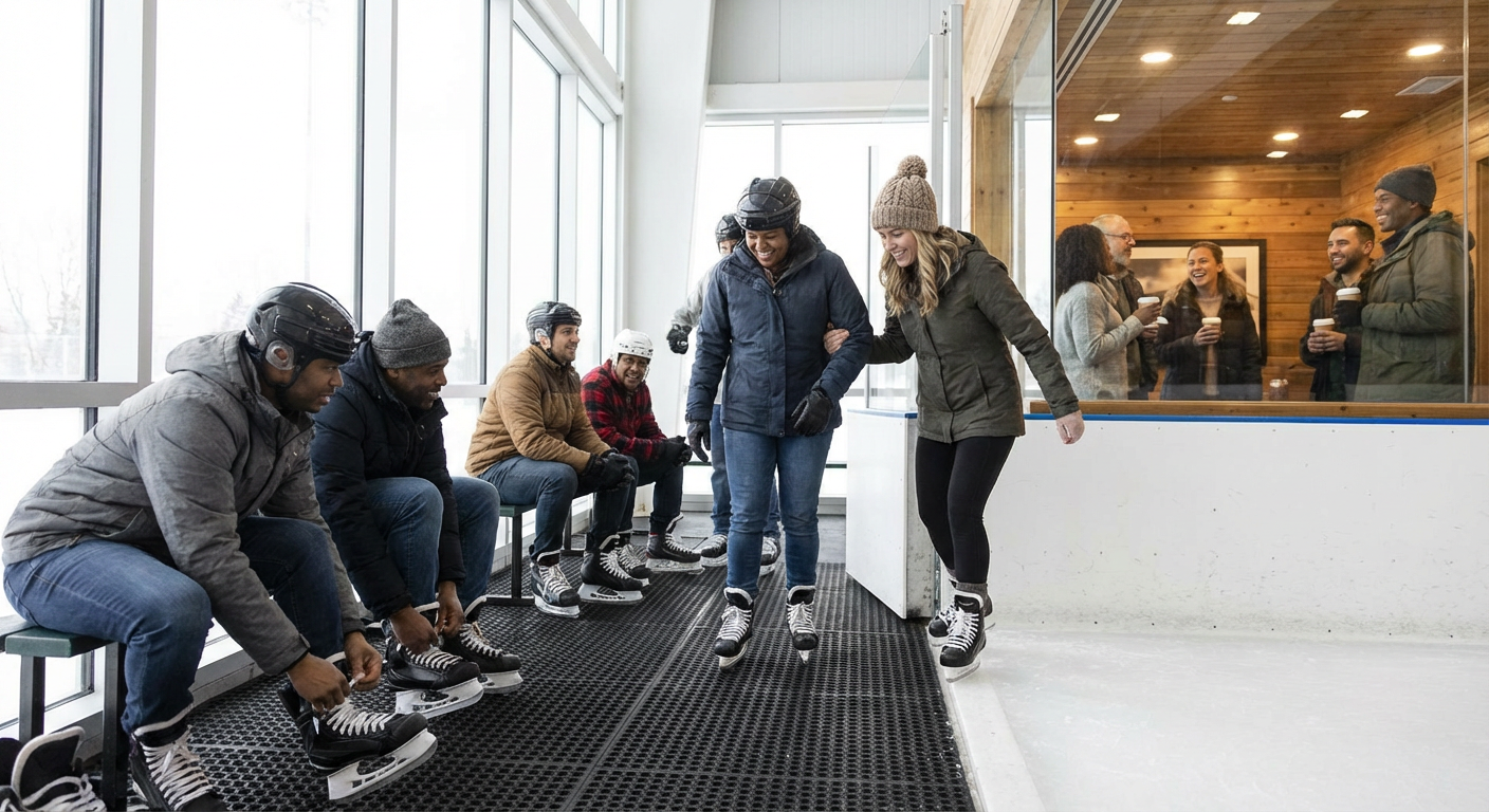Private Ice and Lounge Party at Jack Goddard Memorial Arena