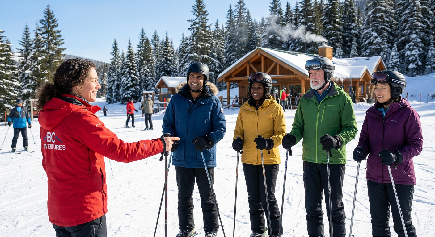 Group Ski or Snowboard Lesson at Phoenix Mountain
