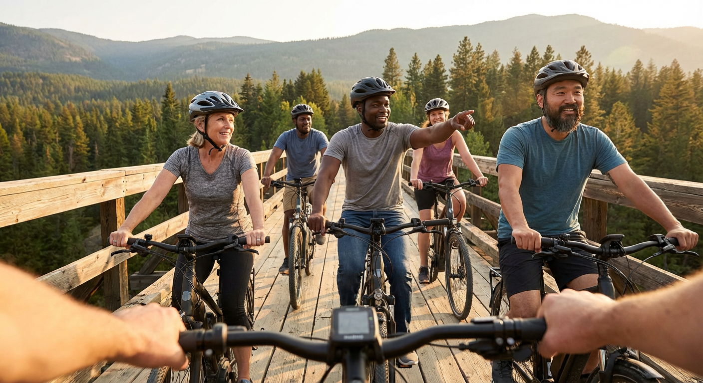 Guided Myra Canyon E‑Bike Trestle Ride