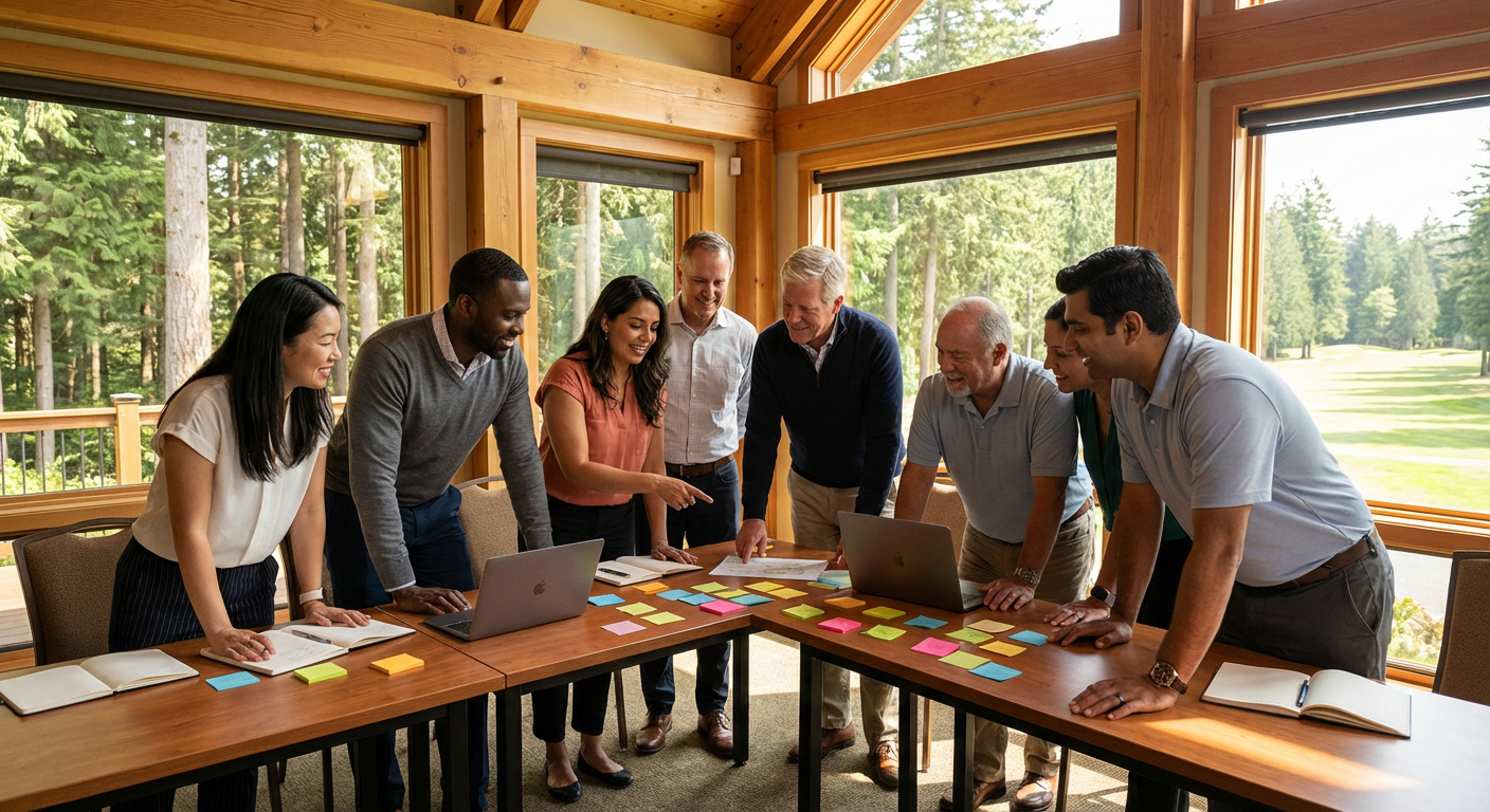 Private Clubhouse Meeting Day at Hirsch Creek Golf and Winter Club