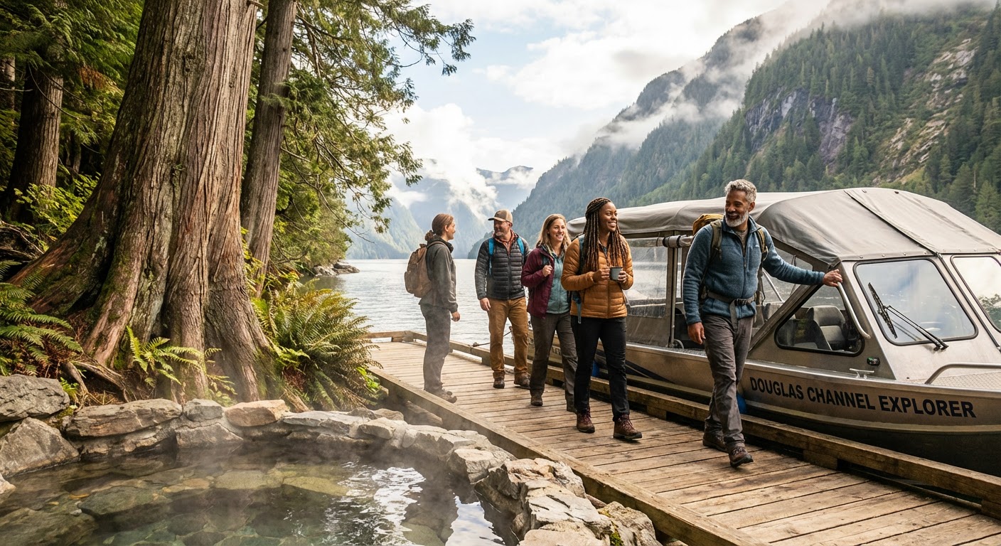 Douglas Channel Hot Springs and Fjords Private Boat Day