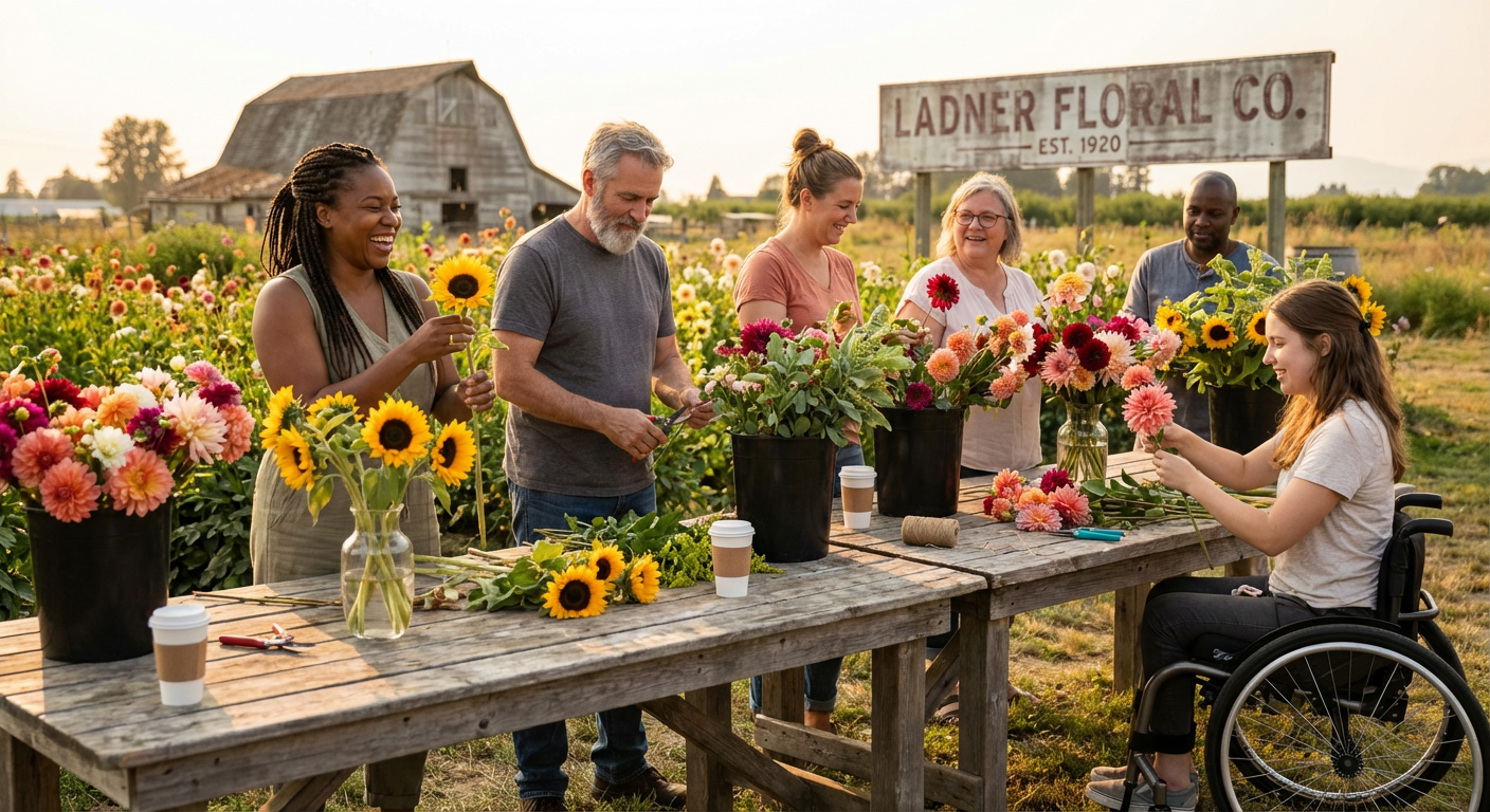 Build Your Own Bouquet Workshop at Schoolhouse Farm
