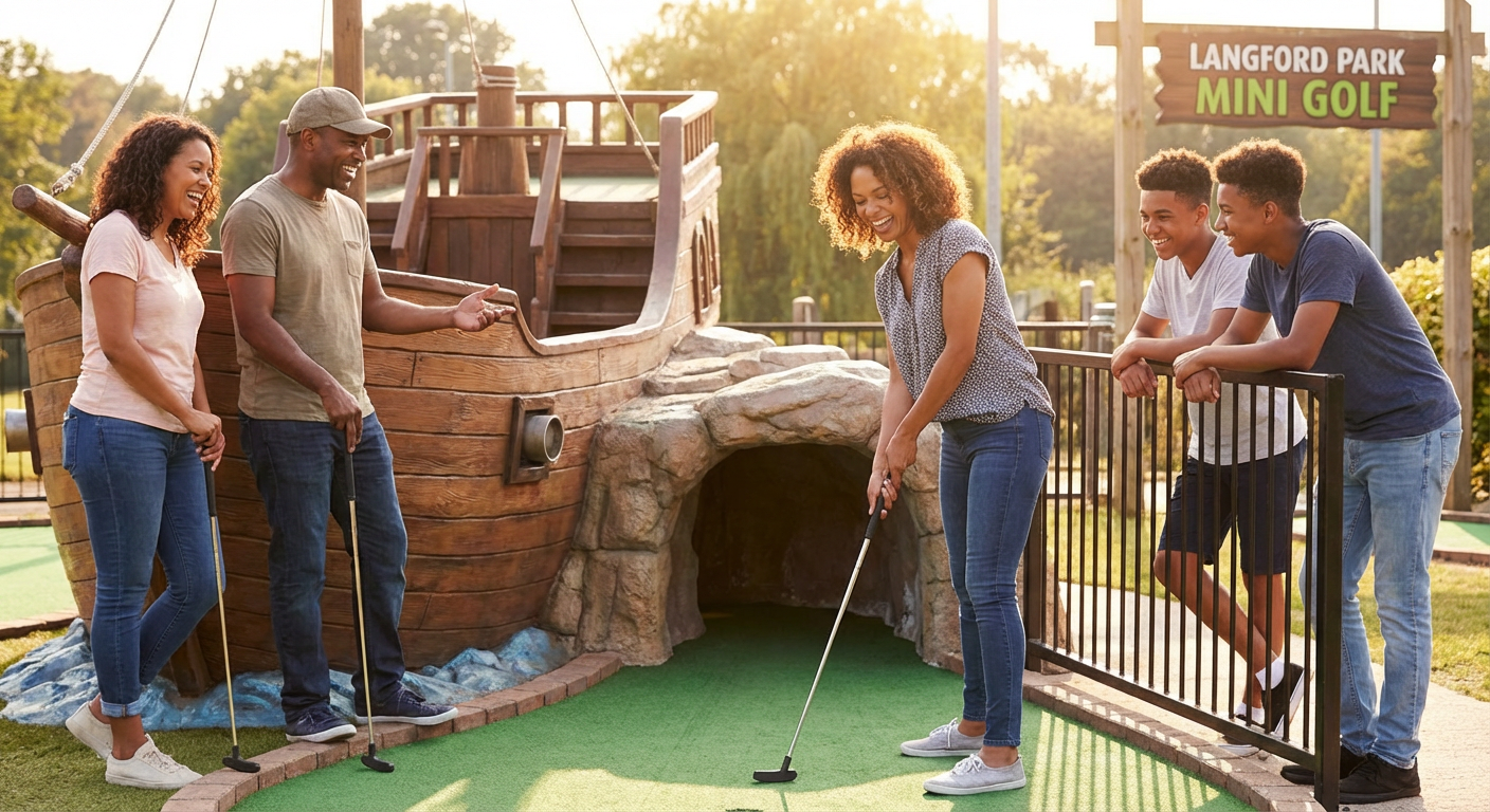 Treasure Island Mini-Golf Group Challenge At City Centre Park