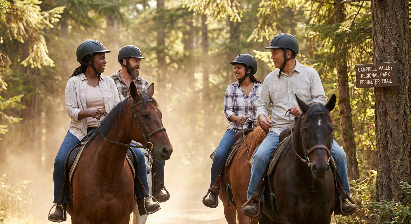 Private Horseback Trail Ride in Campbell Valley Park