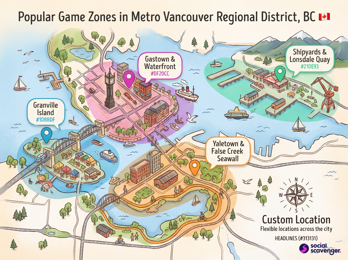 Discover Top Game Zones in Metro Vancouver Regional District
