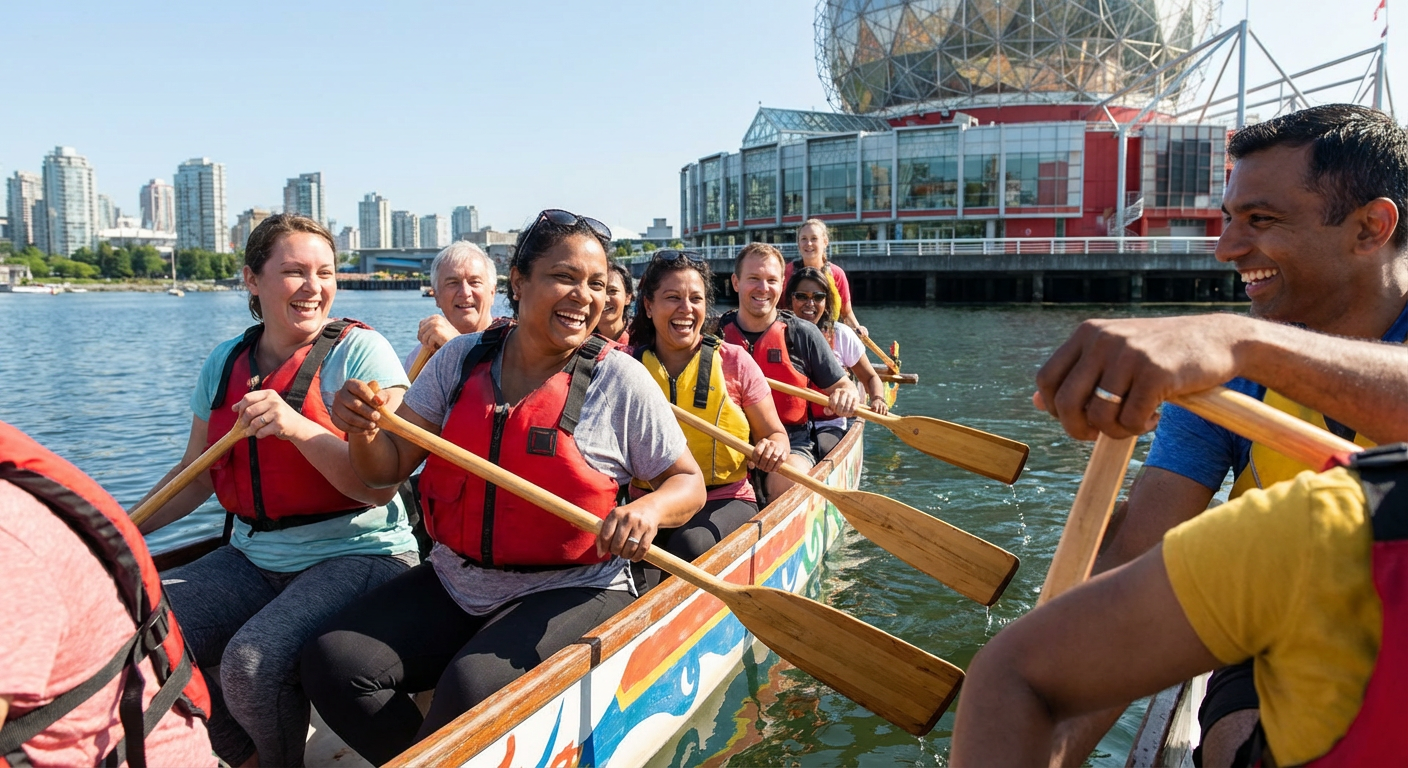 False Creek Dragon Boat Team Paddling Session
