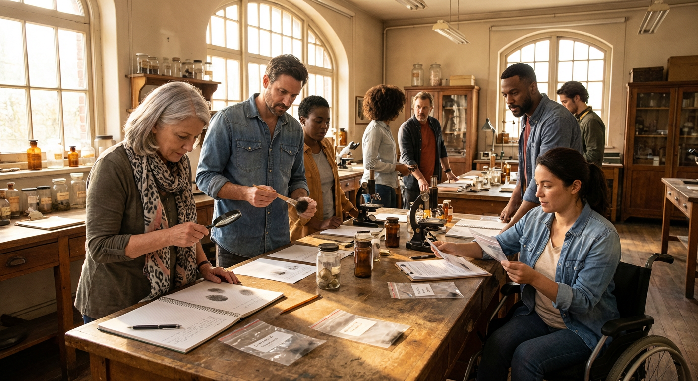 Hands-On Forensics Case Challenge at Police Museum