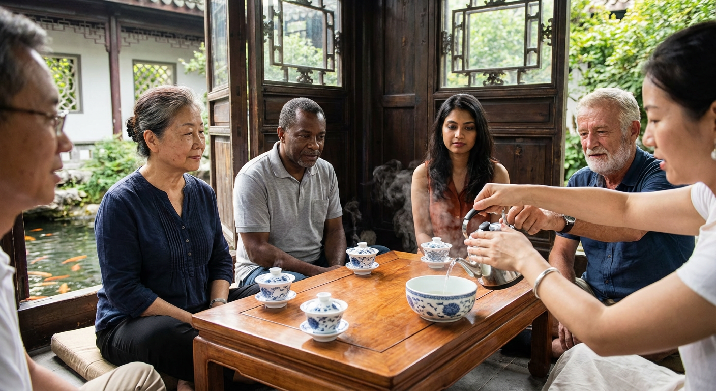 Private Chinese Tea Ceremony in Classical Garden