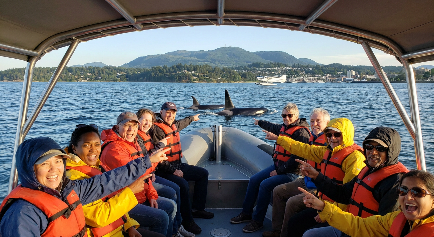 Small-Group Whale Watching From Nanaimo Harbour