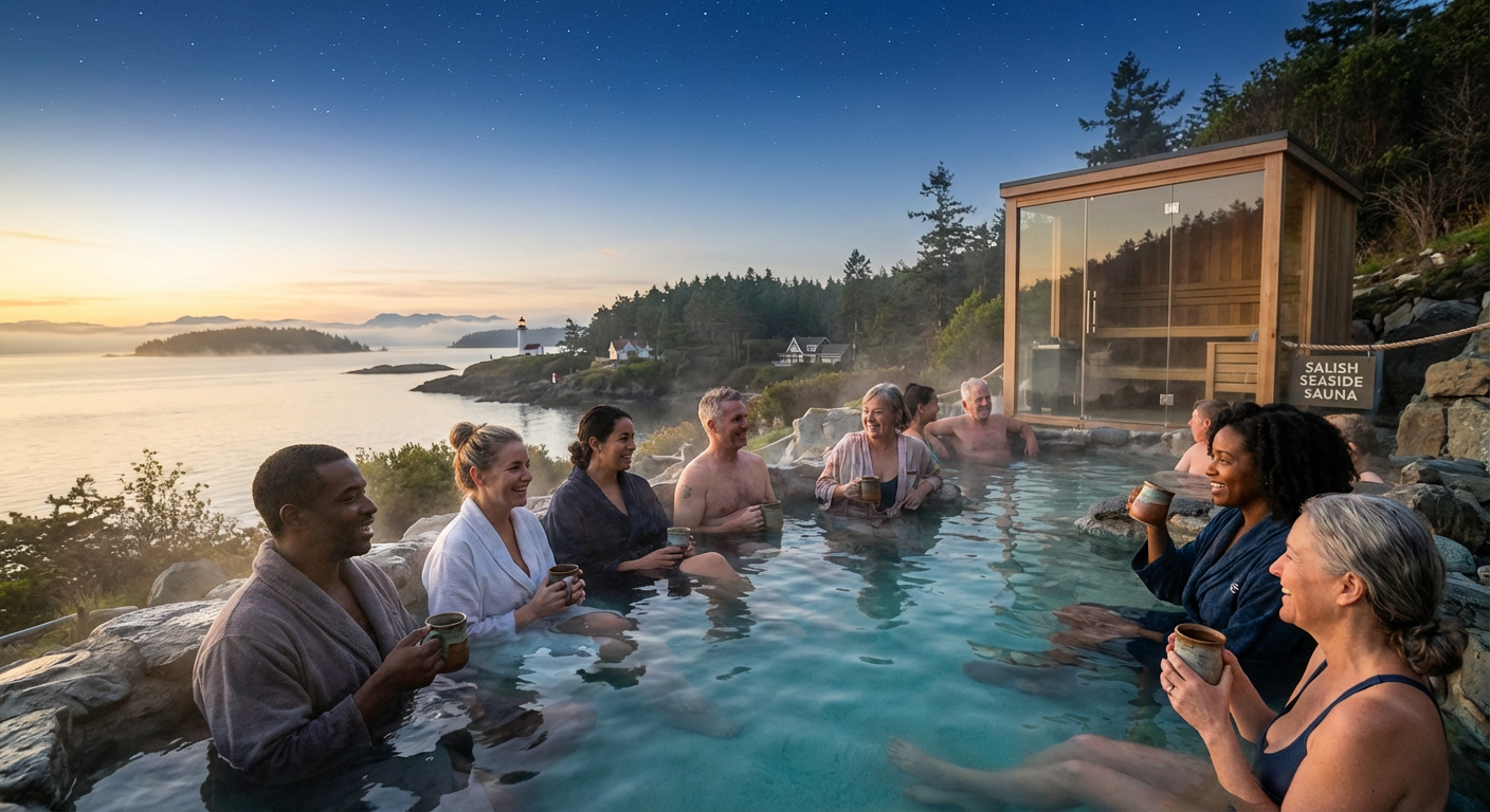 Sunrise Mineral Pool Pass at Oak Bay Beach Hotel