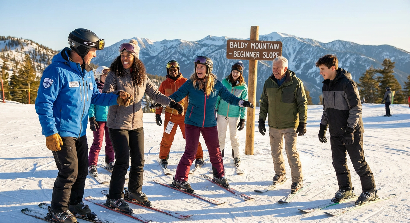 Group Ski or Snowboard Lesson at Baldy Mountain