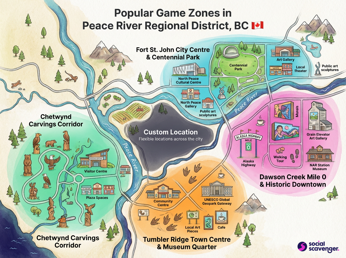 Explore Exciting Game Zones in Peace River Regional District