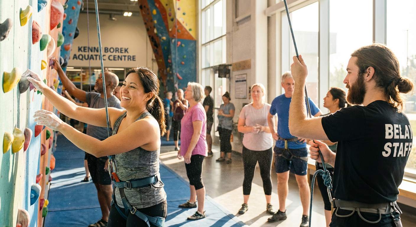 Private Indoor Climbing Wall Session in Dawson Creek