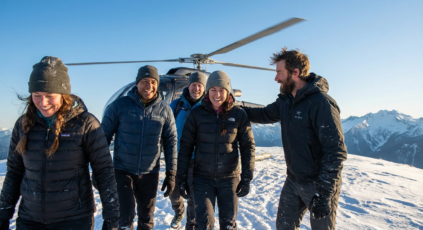 Private Alpine Landing Helicopter Tour