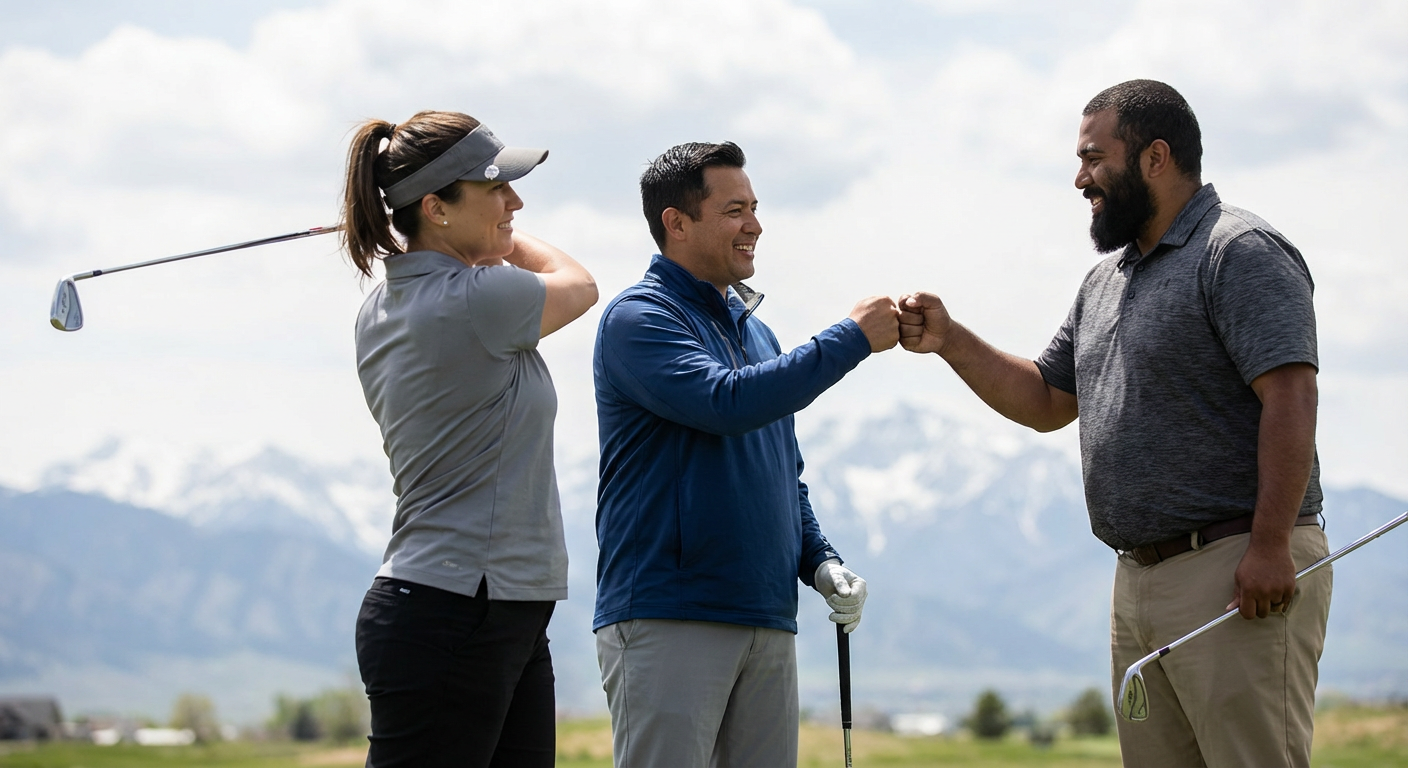 Small-Group Golf Swing Clinic at Meadows Golf Centre