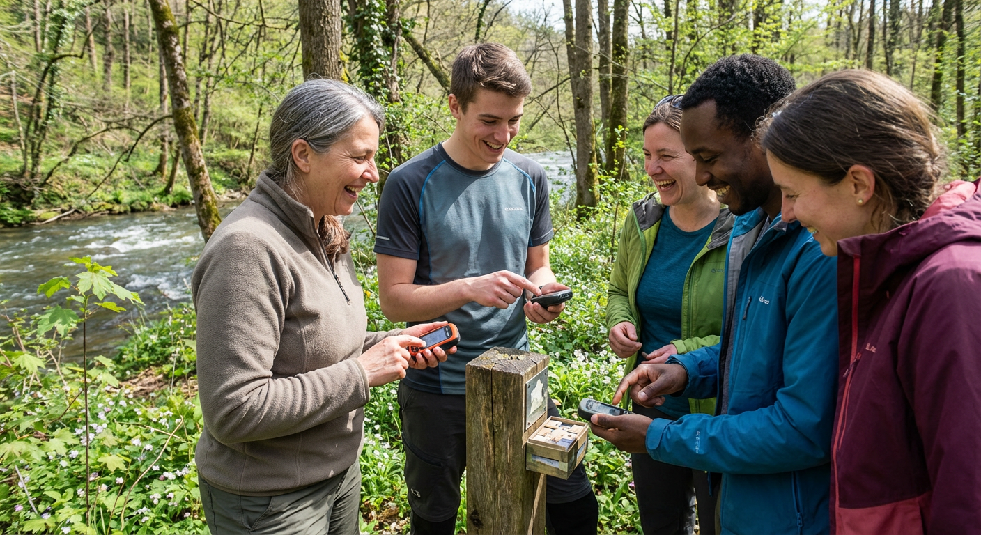 GPS GeoHunt Puzzle Adventure In Port Coquitlam Parks