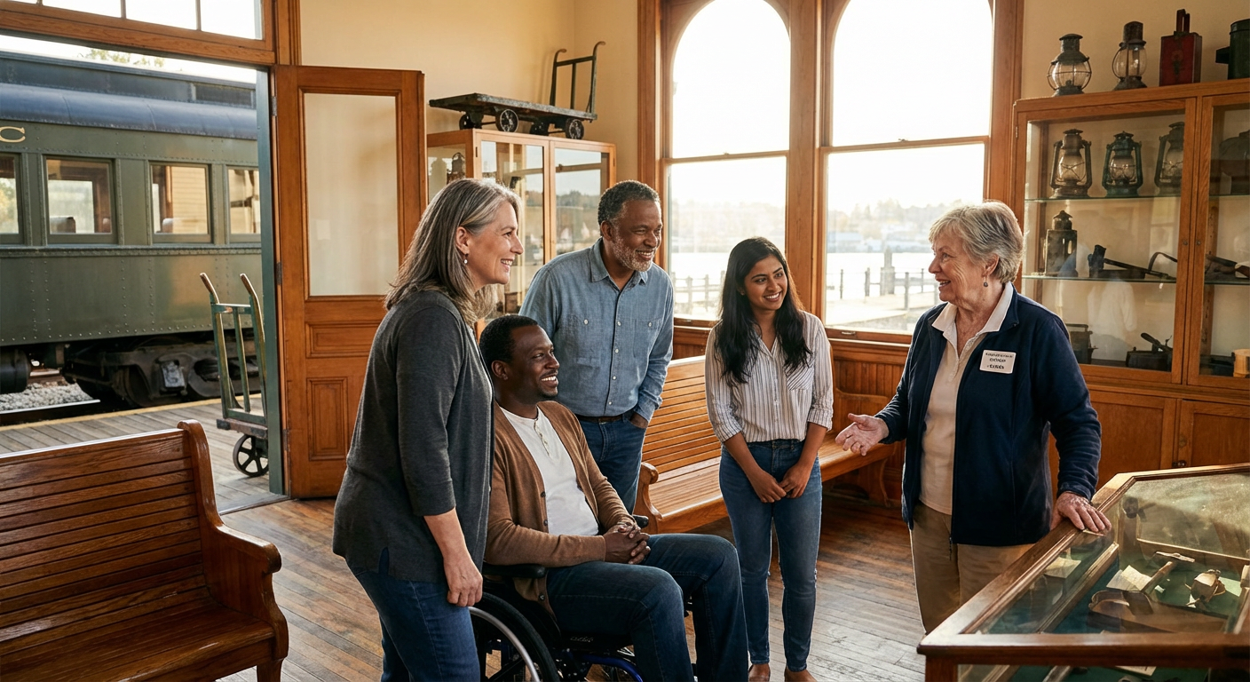 Guided Station Tour at POMO Museum