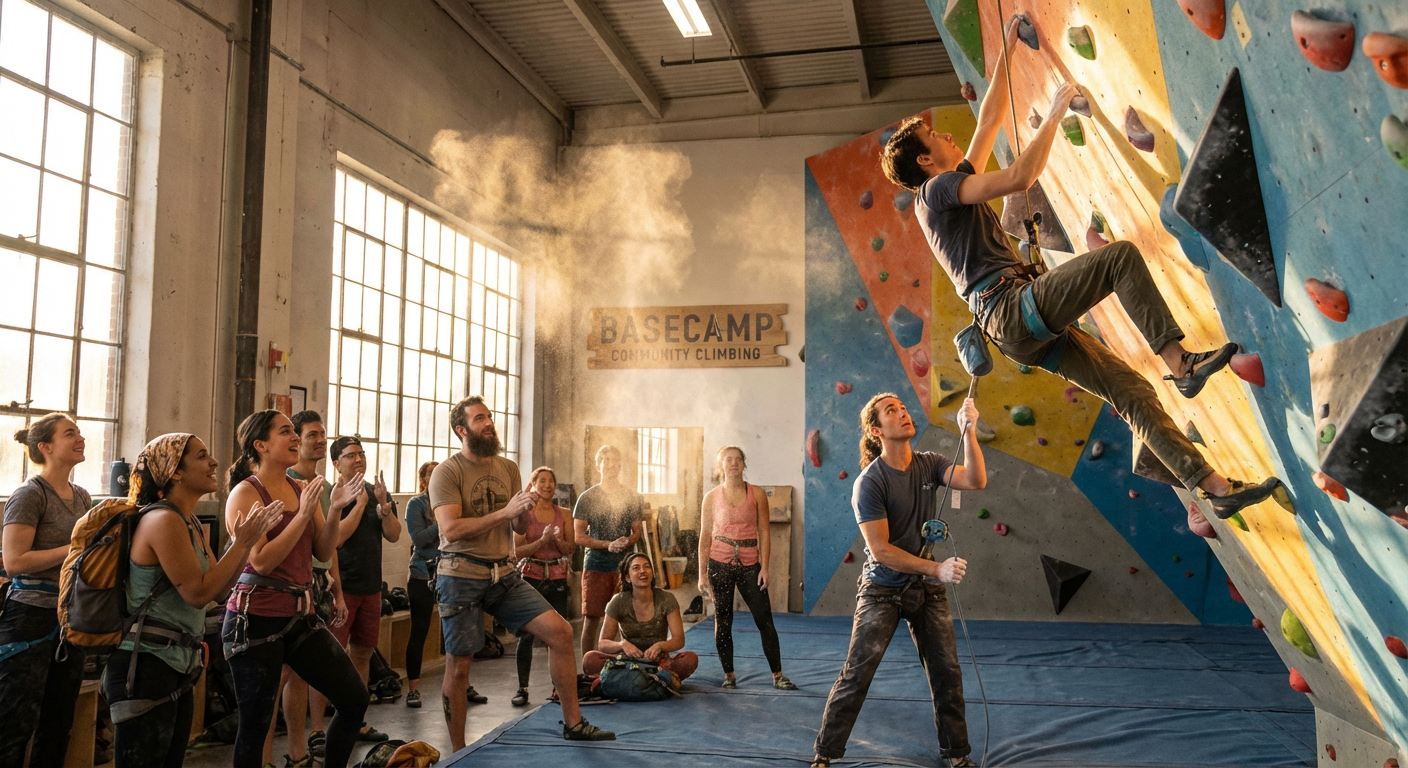 Group Explore Climbing Session at Beyond the Crux