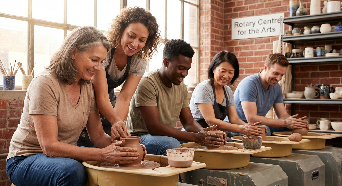 Private Pottery Wheel Lesson at Studio 108